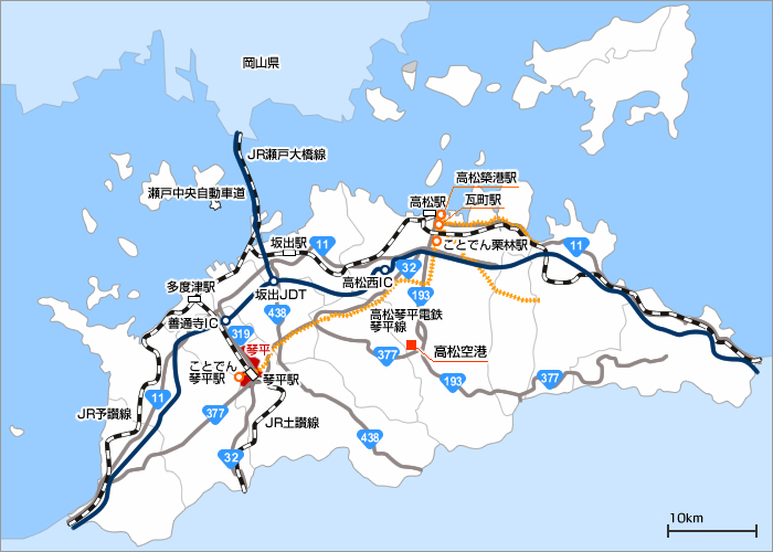 香川県マップ